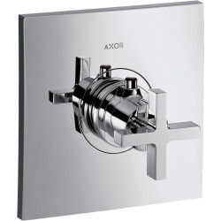 Axor Citterio Bateria termostatyczna HighFlow z uchwytem krzyżowym, podtynkowa, Chrom