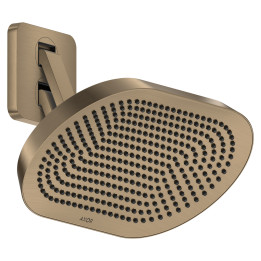 AX ShowerSphere Głowica prysznicowa 370/220 2jet EcoSmart z regulowanym ramieniem prysznicowym, Brąz Szczotkowany
