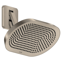 AX ShowerSphere Głowica prysznicowa 370/220 2jet EcoSmart z regulowanym ramieniem prysznicowym, Nikiel Szczotkowany