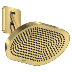Axor ShowerSphere Głowica prysznicowa 370/220 2jet EcoSmart z regulowanym ramieniem prysznicowym, Złoty Optyczny Polerowany