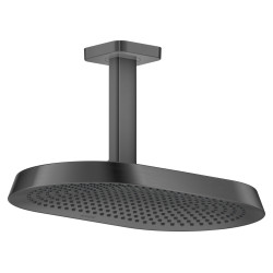 Axor ShowerSphere Głowica prysznicowa 370/220 2jet z przyłączem sufitowym, Czarny Chrom Szczotkowany