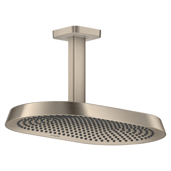 AX ShowerSphere Głowica prysznicowa 370/220 2jet EcoSmart z przyłączem sufitowym, Nikiel Szczotkowany