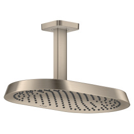 AX ShowerSphere Głowica prysznicowa 370/220 1jet EcoSmart z przyłączem sufitowym, Nikiel Szczotkowany