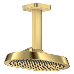 AX ShowerSphere Głowica prysznicowa 250/160 1jet EcoSmart z przyłączem sufitowym, Złoty Optyczny Polerowany