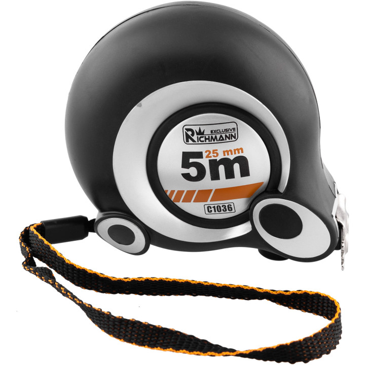 MIARA ERGONOMICZNA ZWIJANA MAGNES 5 M/25MM NYLON