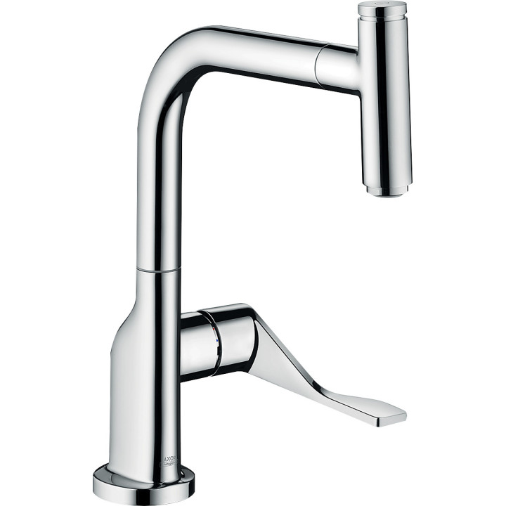 AX Citterio Jednouchwytowa bateria kuchenna Select 230 z wyciąganą wylewką, Chrom