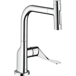 AX Citterio Jednouchwytowa bateria kuchenna Select 230 2jet z wyciąganą wylewką, Chrom