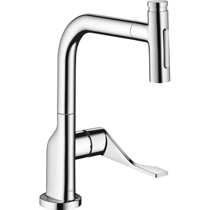 AX Citterio Jednouchwytowa bateria kuchenna Select 230 2jet z wyciąganą wylewką, Chrom
