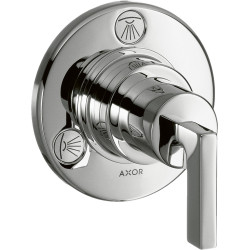 Axor Citterio Zawór odcinająco-przełączający Trio/Quattro z uchwytem jednoramiennym, podtynkowy, Chrom