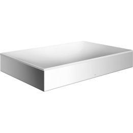 AX Suite Umywalka nablatowa 600/400 bez otworu na baterie i przelewu, Chrom