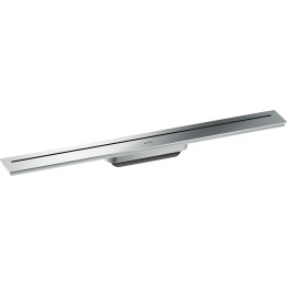 AX Drain Element zewnętrzny odpływu liniowego 700, montaż odsunięty od ściany, Chrom