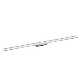 AX Drain Element zewnętrzny odpływu liniowego 1200, montaż odsunięty od ściany, Biały Matowy