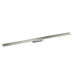 AX Drain Element zewnętrzny odpływu liniowego 1200, montaż odsunięty od ściany, Stal Szlachetna Szczotkowana