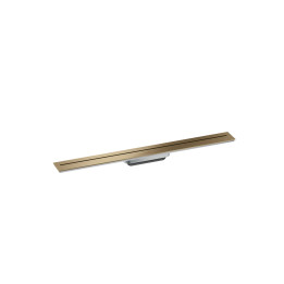 AX Drain Element zewnętrzny odpływu liniowego 800, montaż przyścienny, Brąz Szczotkowany