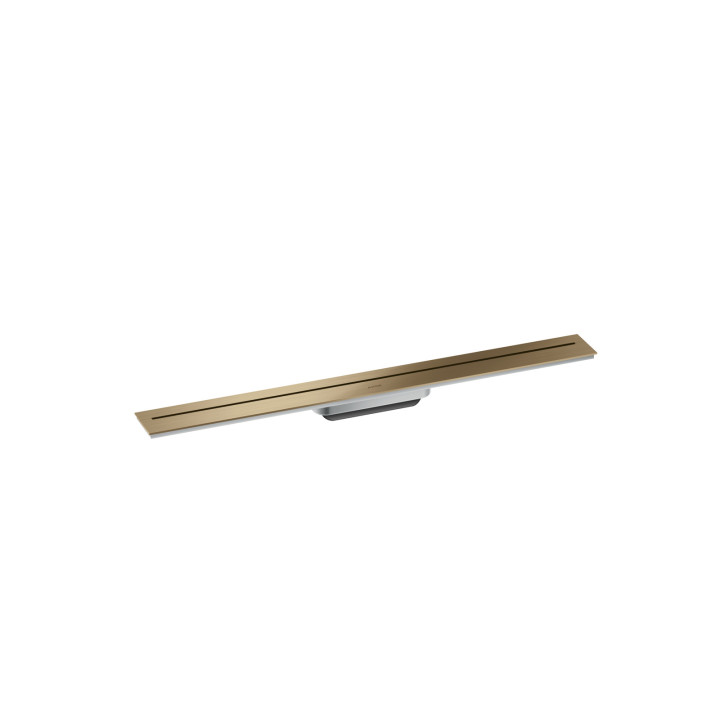 AX Drain Element zewnętrzny odpływu liniowego 800, montaż przyścienny, Brąz Szczotkowany