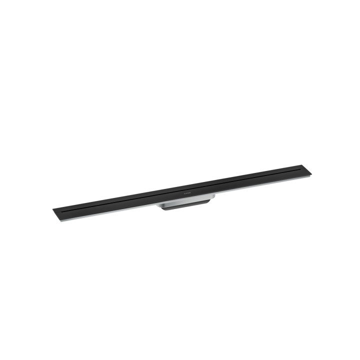AX Drain Element zewnętrzny odpływu liniowego 900, montaż przyścienny, Czarny Matowy