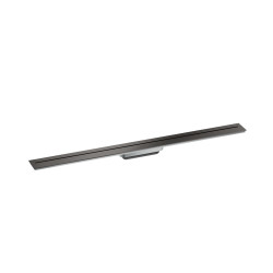 Axor Drain Element zewnętrzny odpływu liniowego 1000, montaż przyścienny, Czarny Chrom Szczotkowany