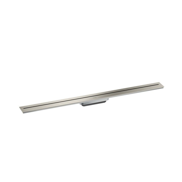 AX Drain Element zewnętrzny odpływu liniowego 1000, montaż przyścienny, Stal Szlachetna Szczotkowana