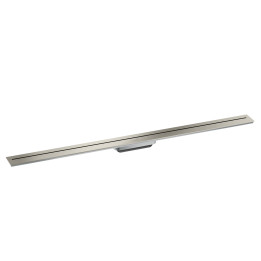 AX Drain Element zewnętrzny odpływu liniowego 1200, montaż przyścienny, Stal Szlachetna Szczotkowana