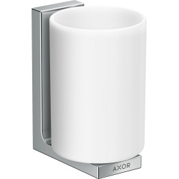 AX Universal Rectangular Kubek na szczoteczki do zębów, Chrom