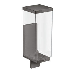 AX Universal Rectangular Dozownik mydła w płynie, Czarny Chrom Szczotkowany