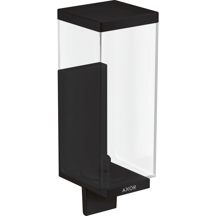 AX Universal Rectangular Dozownik mydła w płynie, Czarny Matowy