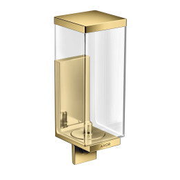 AX Universal Rectangular Dozownik mydła w płynie, Złoty Optyczny Polerowany
