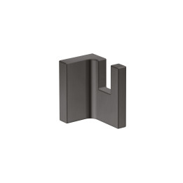 AX Universal Rectangular Haczyk na ręcznik, Czarny Chrom Szczotkowany