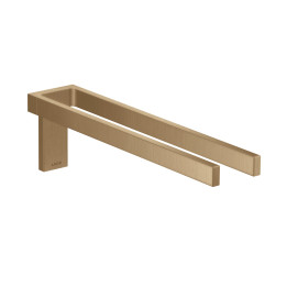 AX Universal Rectangular Wieszak na ręczniki, 2-ramienny, Brąz Szczotkowany