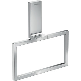 AX Universal Rectangular Wieszak na ręcznik typu Ring, Chrom