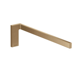 AX Universal Rectangular Wieszak na ręcznik, 1-ramienny, Brąz Szczotkowany