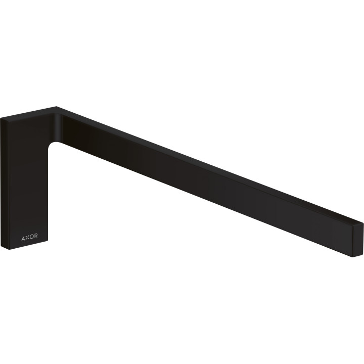 AX Universal Rectangular Wieszak na ręcznik, 1-ramienny, Czarny Matowy
