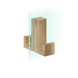 AX Universal Rectangular Uchwyt drzwi prysznicowych, Brąz Szczotkowany
