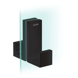 AX Universal Rectangular Uchwyt drzwi prysznicowych, Czarny Matowy