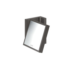 AX Universal Rectangular Lusterko kosmetyczne, Czarny Chrom Szczotkowany