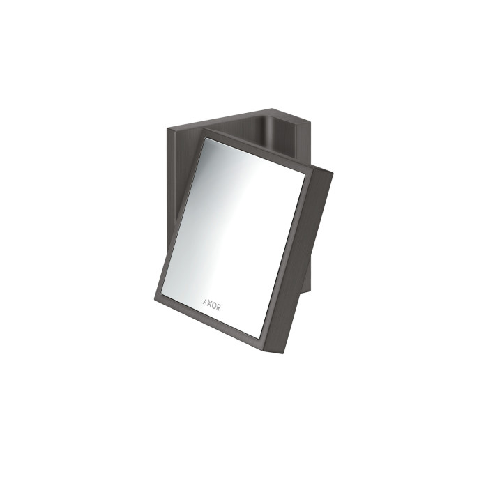 AX Universal Rectangular Lusterko kosmetyczne, Czarny Chrom Szczotkowany