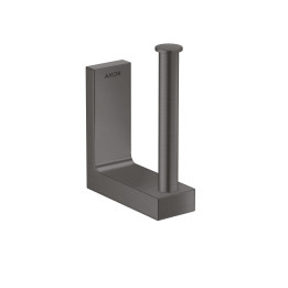 AX Universal Rectangular Uchwyt na zapasowy papier toaletowy, Czarny Chrom Szczotkowany