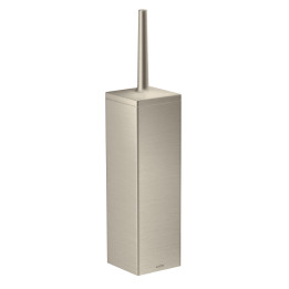 AX Universal Rectangular Szczotka do WC z pojemnikiem, ścienna, Nikiel Szczotkowany