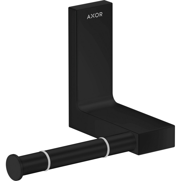 AX Universal Rectangular Uchwyt na papier toaletowy, Czarny Matowy