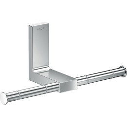 AX Universal Rectangular Uchwyt na papier toaletowy, podwójny, Chrom