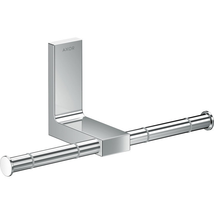 AX Universal Rectangular Uchwyt na papier toaletowy, podwójny, Chrom