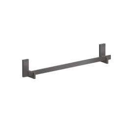 AX Universal Rectangular Wieszak na ręcznik kąpielowy 600 mm, Czarny Chrom Szczotkowany