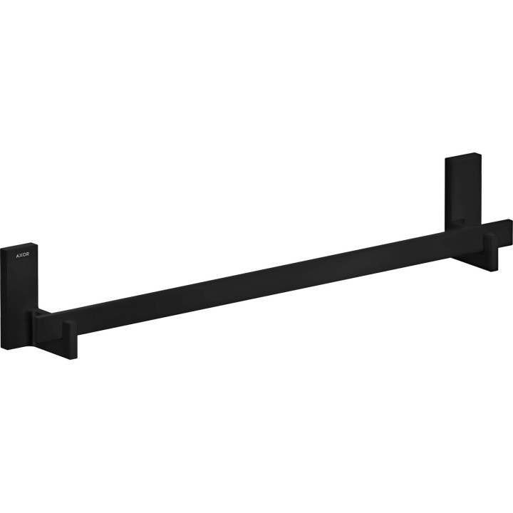 AX Universal Rectangular Wieszak na ręcznik kąpielowy 600 mm, Czarny Matowy