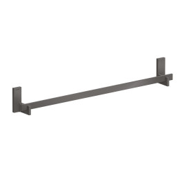 AX Universal Rectangular Wieszak na ręcznik kąpielowy 800 mm, Czarny Chrom Szczotkowany