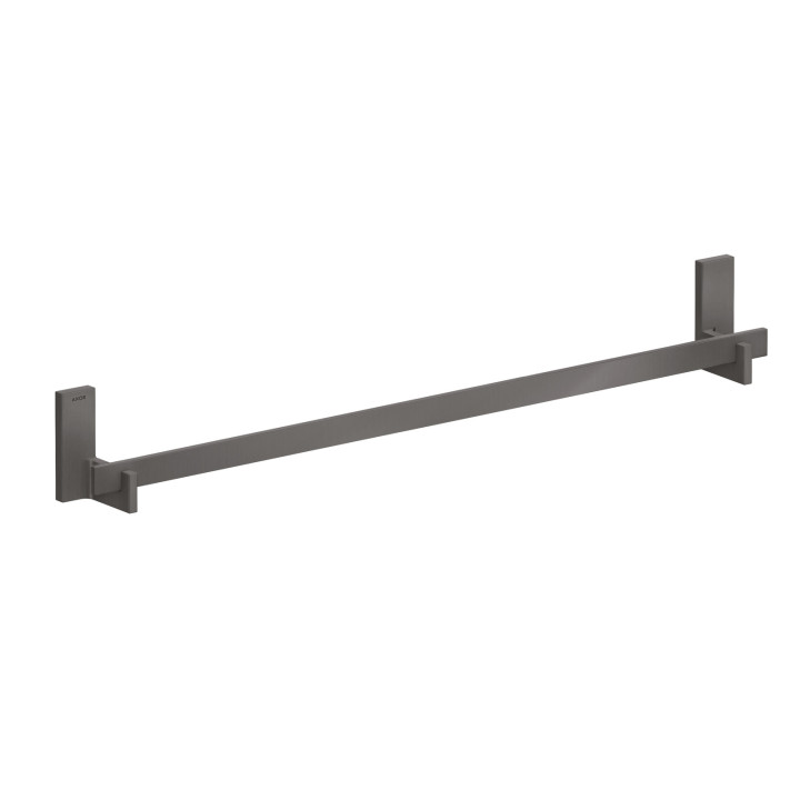 AX Universal Rectangular Wieszak na ręcznik kąpielowy 800 mm, Czarny Chrom Szczotkowany
