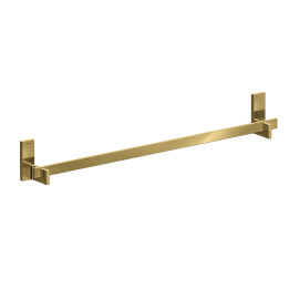 AX Universal Rectangular Wieszak na ręcznik kąpielowy 800 mm, Złoty Optyczny Polerowany