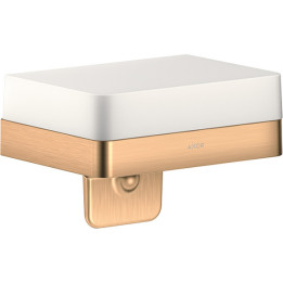 AX Universal Softsquare Dozownik mydła w płynie z półką, Brąz Szczotkowany