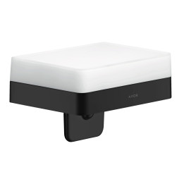 AX Universal Softsquare Dozownik mydła w płynie z półką, Czarny Matowy