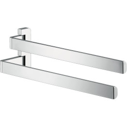 AX Universal Softsquare Wieszak na ręczniki, 2-ramienny, Chrom