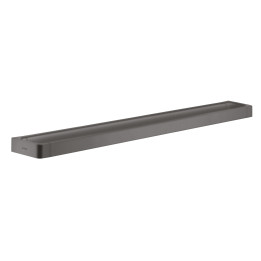 AX Universal Softsquare Wieszak na ręcznik kąpielowy 600 mm, Czarny Chrom Szczotkowany